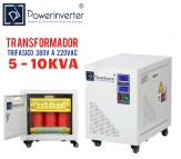 TRANSFORMADOR 380VAC A 220VAC MONOFÁSICO 10.000VA